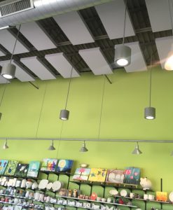 Clay Corner Studio GIK 242 Acoustic Panels on Ceiling Green